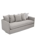Antibes Sofa - 3 Seater - Grey Fabric