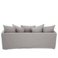 Antibes Sofa - 3 Seater - Grey Fabric
