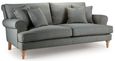 Arlan Storm Fabric 3 Seater Sofa
