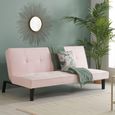 Aurora Sofa Bed - Blush Pink Fabric