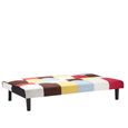 Aurora Sofa Bed - Rainbow Patchwork Fabric