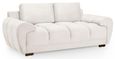 Azzuro Sofa - Cream Velvet Fabric - 2 Seater