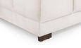 Azzuro U Shape Corner Sofa Suite - Cream Velvet Fabric