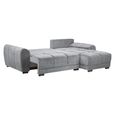 Azzuro Universal Corner Sofa Bed - Grey - Storage