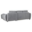 Azzuro Universal Corner Sofa Bed - Grey - Storage