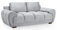 Azzuro Sofa - Grey Velvet Fabric - 2 Seater