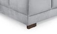 Azzuro U Shape Corner Sofa Suite - Grey Velvet Fabric