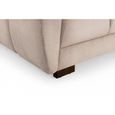 Azzuro Sofa - Mocha Velvet Fabric - 3 Seater