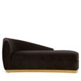 Batix Chaise - Left Arm - Black - Fabric