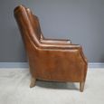 Reading Armchair - Brown Leather