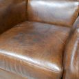 Reading Armchair - Brown Leather
