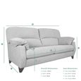 Buoyant Austin Fabric Sofa - 3 Seater - Variation Available