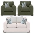 Buoyant Axel Fabric Sofa Set - 2+1+1 Seater - Variation Available