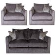 Buoyant Blaise Fabric Sofa Set - 2+1+1 Seater - Variation Available