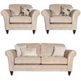 Buoyant Danbury Fabric Sofa Set - 3+1+1 Seater - Variation Available