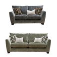 Buoyant Mala Fabric Sofa Set - 3+2 Seater - Variation Available