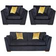 Buoyant Phoenix Fabric Sofa Set - 3+1+1 Seater - Variation Available