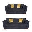 Buoyant Phoenix Fabric Sofa Set - 3+2 Seater - Variation Available