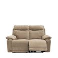 Cadenza Camel Fabric 3 Seater Electric Recliner Sofa