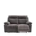 Cadenza Charcoal Fabric 2 Seater Electric Recliner Sofa