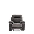 Cadenza Charcoal Fabric Electric Recliner Armchair