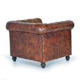 Calistoga Armchair - Brown Leather Chester