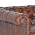 Calistoga Armchair - Brown Leather Chester