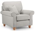 Carina Mink Fabric Armchair