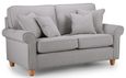 Carina Mushroom Fabric 2 Seater Sofa