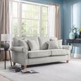 Carina Parchment Fabric 2.5 Seater Sofa