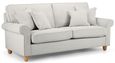 Carina Parchment Fabric 3 Seater Sofa