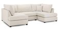 Carnaby U Shape Corner Sofa - Classic Beige Fabric