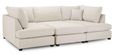 Carnaby U Shape Corner Sofa - Classic Beige Fabric
