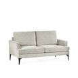 Carrera Oyster Cream Fabric Sofa - 2 Seater
