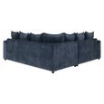 Colbee Large Corner Sofa - Blue Fabric