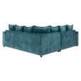 Colbee Large Corner Sofa - Teal Fabric