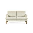 Daisy Beige Pearl Barley Fabric Sofa - 2 Seater