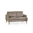 Daisy Coyote Grey Fabric Sofa - 2 Seater
