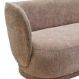 Delray Sofa - 3 Seater - Deep Stone Chenille Fabric