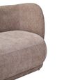 Delray Sofa - 3 Seater - Deep Stone Chenille Fabric
