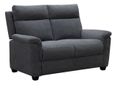 Detroit Electric Recliner Sofa - Grey Fabric - 2 Seater