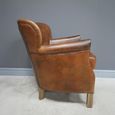 Accent Armchair - Brown Leather