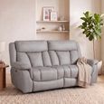 Dylan Electric Recliner Sofa - 2 Seater - Sandstone Fabric