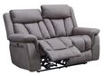 Dylan Grey Fabric 2 Seater Electric Recliner Sofa