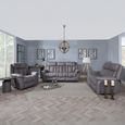 Dylan Grey Fabric 3+2+1 Electric Recliner Sofa Set