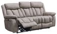 Dylan Sandstone Fabric 3 Seater Electric Recliner Sofa