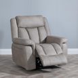 Dylan Sandstone Fabric Electric Recliner Sofa Set