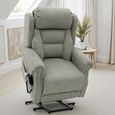 Fairmont Rise Recliner Armchair - Beige Fabric