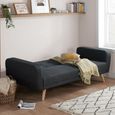 Farrow Sofa Bed - 3 Seater - Grey Fabric