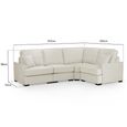 Funk Corner Sofa - Beige Fabric - LHF